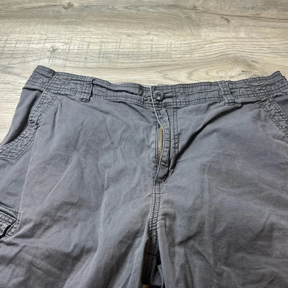Unionbay Cargo‎ Shorts Mens 40 Black Stretch Utility Hiking Gorpcore Outdoors
